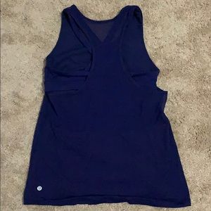Navy Lulu lemon tank top